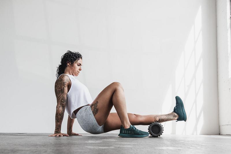 Women's Nobull Deep Teal Mesh Running Shoes Deep / Turquoise | SG D2714F